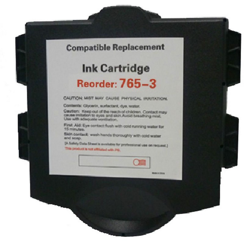 Pitney Bowes 765-3 Red Ink Cartridge